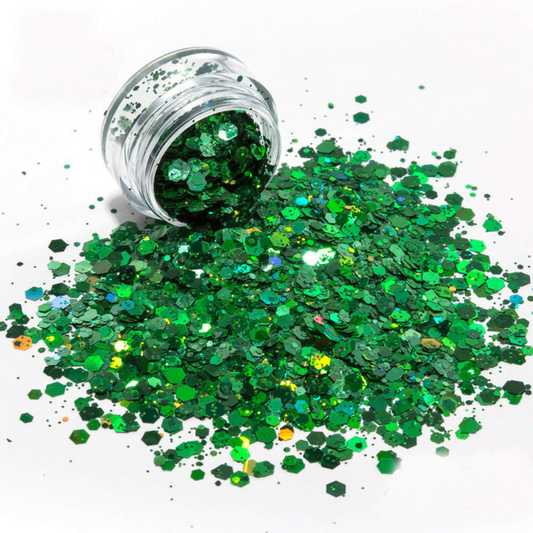 Green With Envy Chunky Mix Glitter