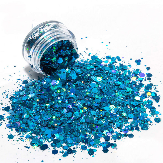 Blue Lagoon Chunky Mix Glitter