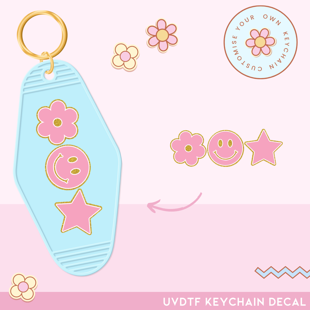 Varsity UV Keychain Decal