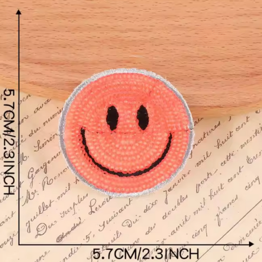 Coral Pink Sequin Patch