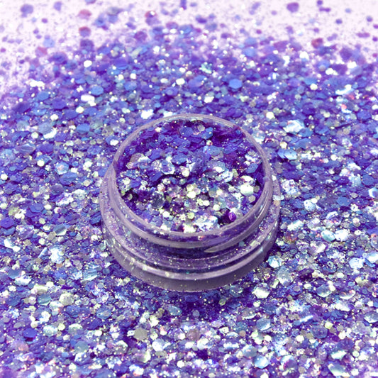 Galaxy Purple Chunky Mix Glitter